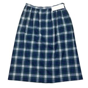 New Vintage Pendleton Murray Tartan 100% Wool Midi Skirt Sz 16 Lined